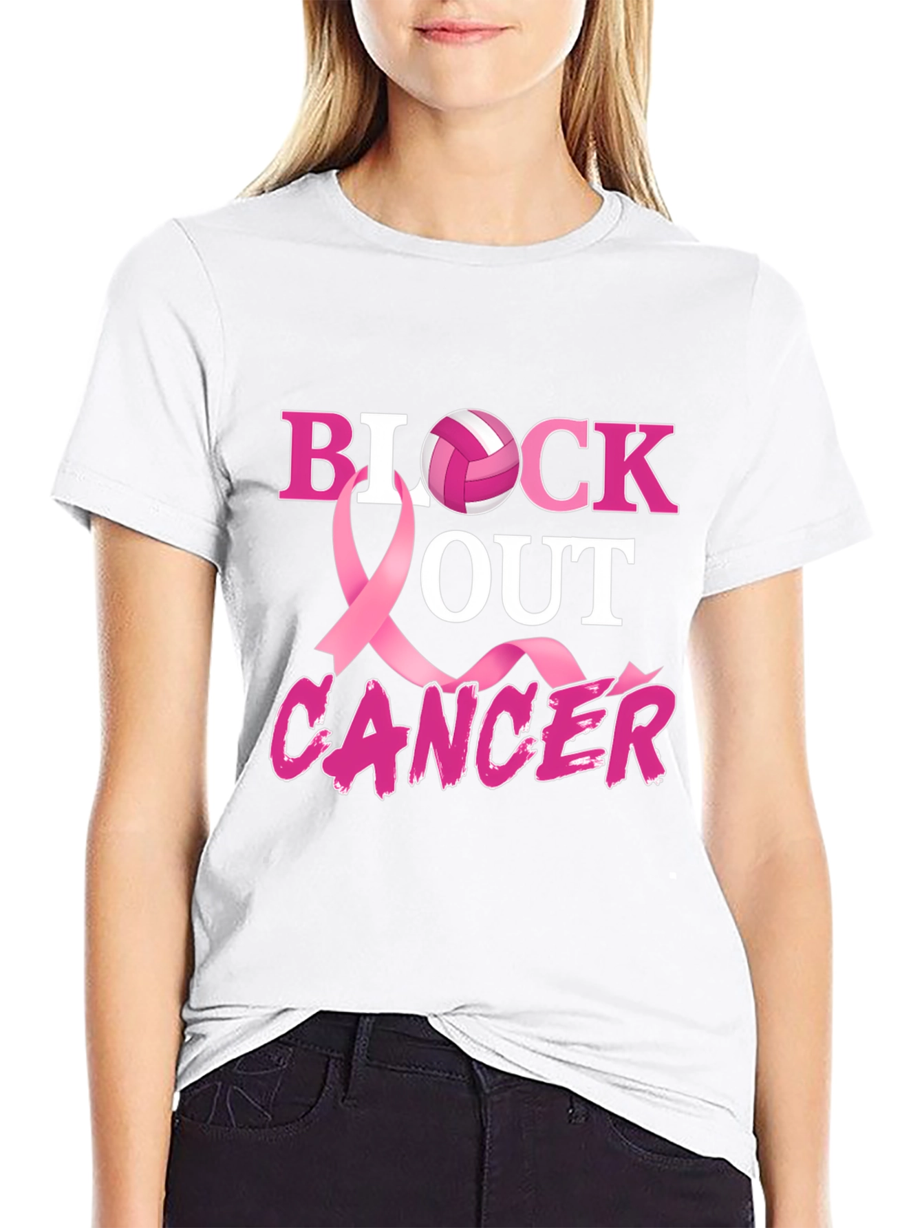 Block Out Cancer Awareness T-Shirt