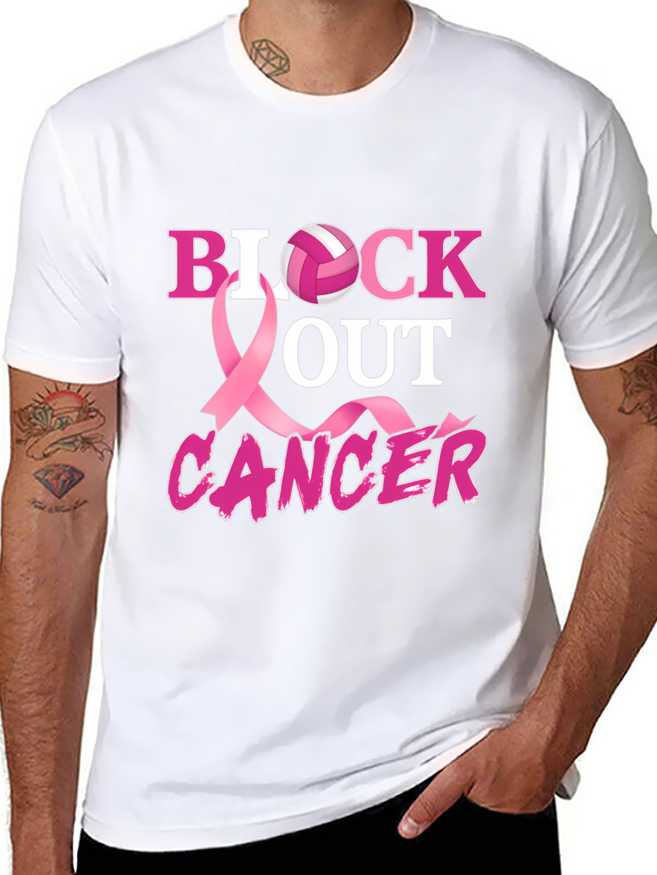 Block Out Cancer Awareness T-Shirt
