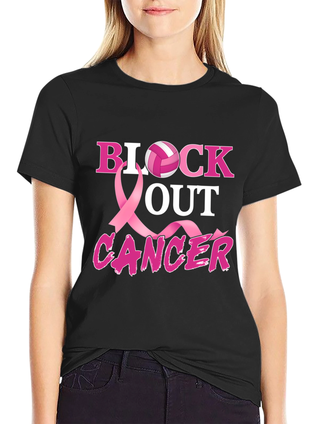 Block Out Cancer Awareness T-Shirt
