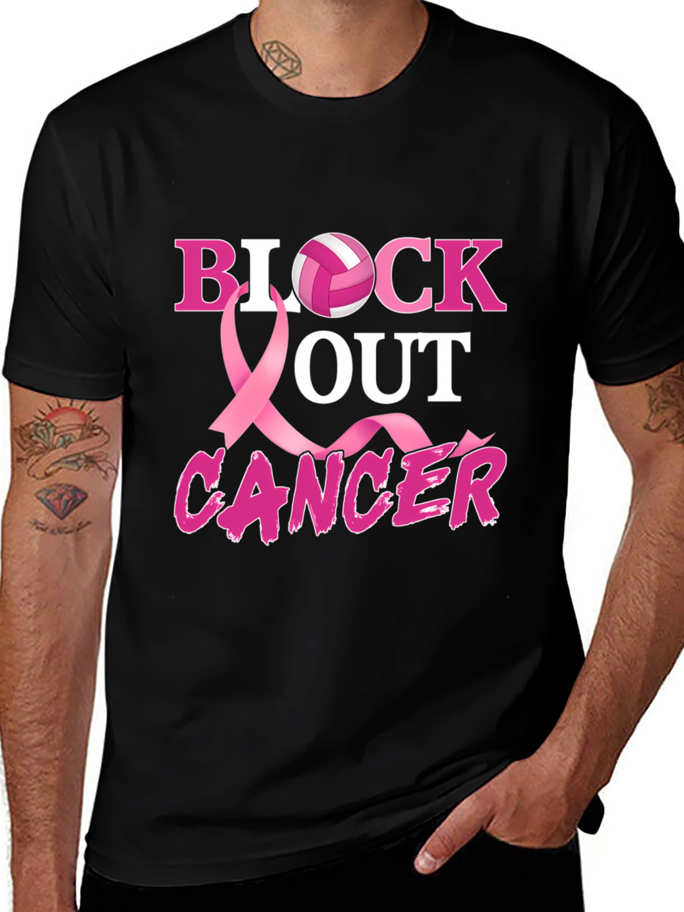 Block Out Cancer Awareness T-Shirt