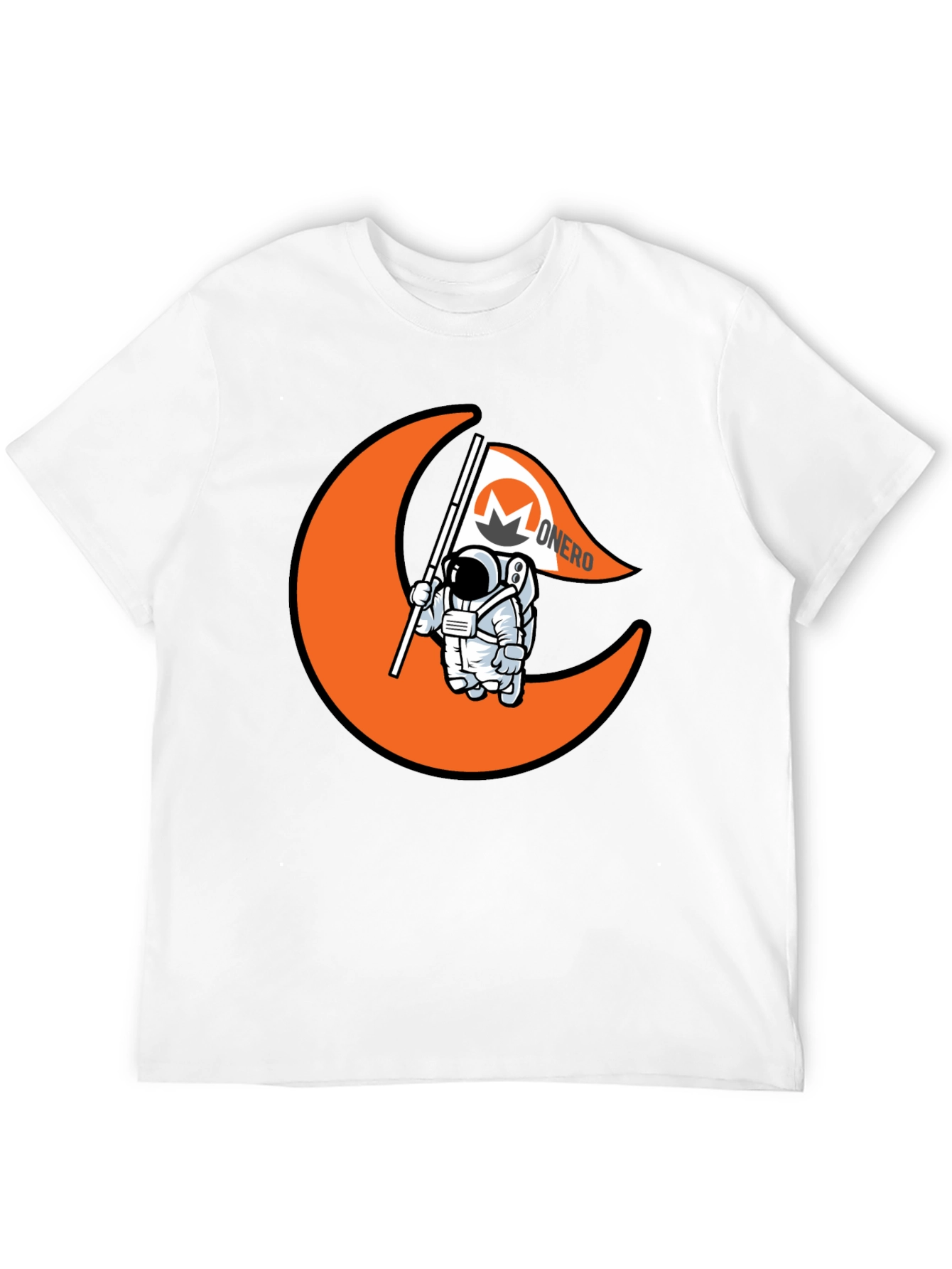 Monero Astronaut T-Shirt - Crypto Fashion