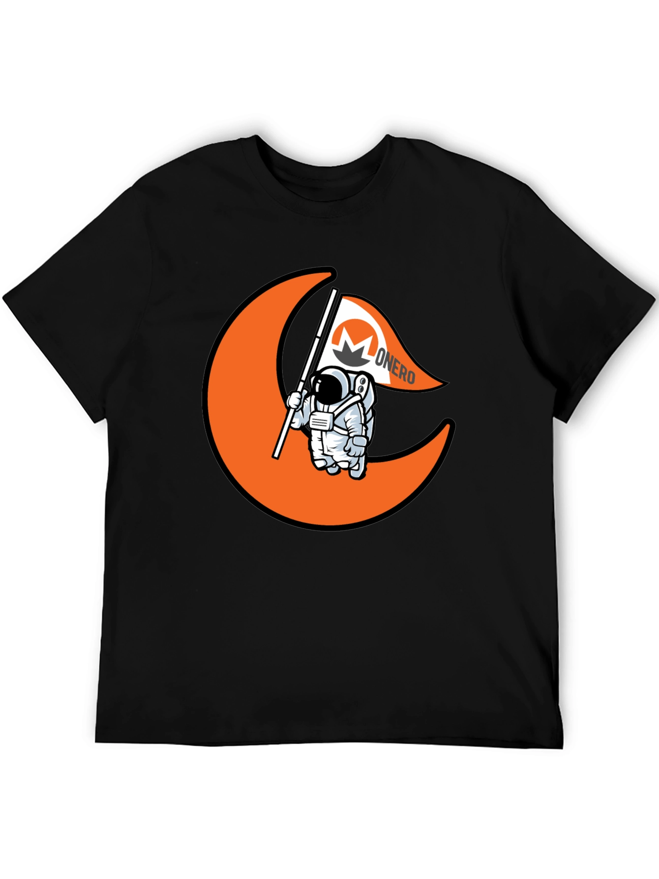 Monero Astronaut T-Shirt - Crypto Fashion