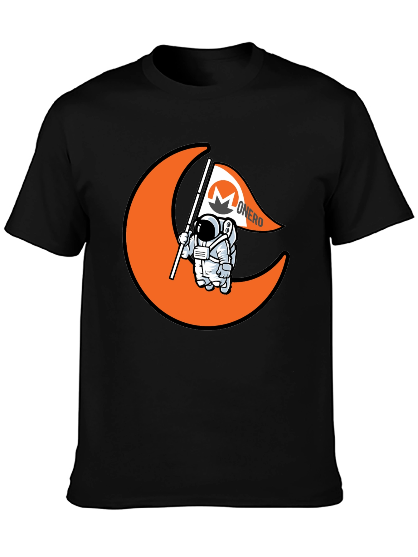 Monero Astronaut T-Shirt - Crypto Fashion