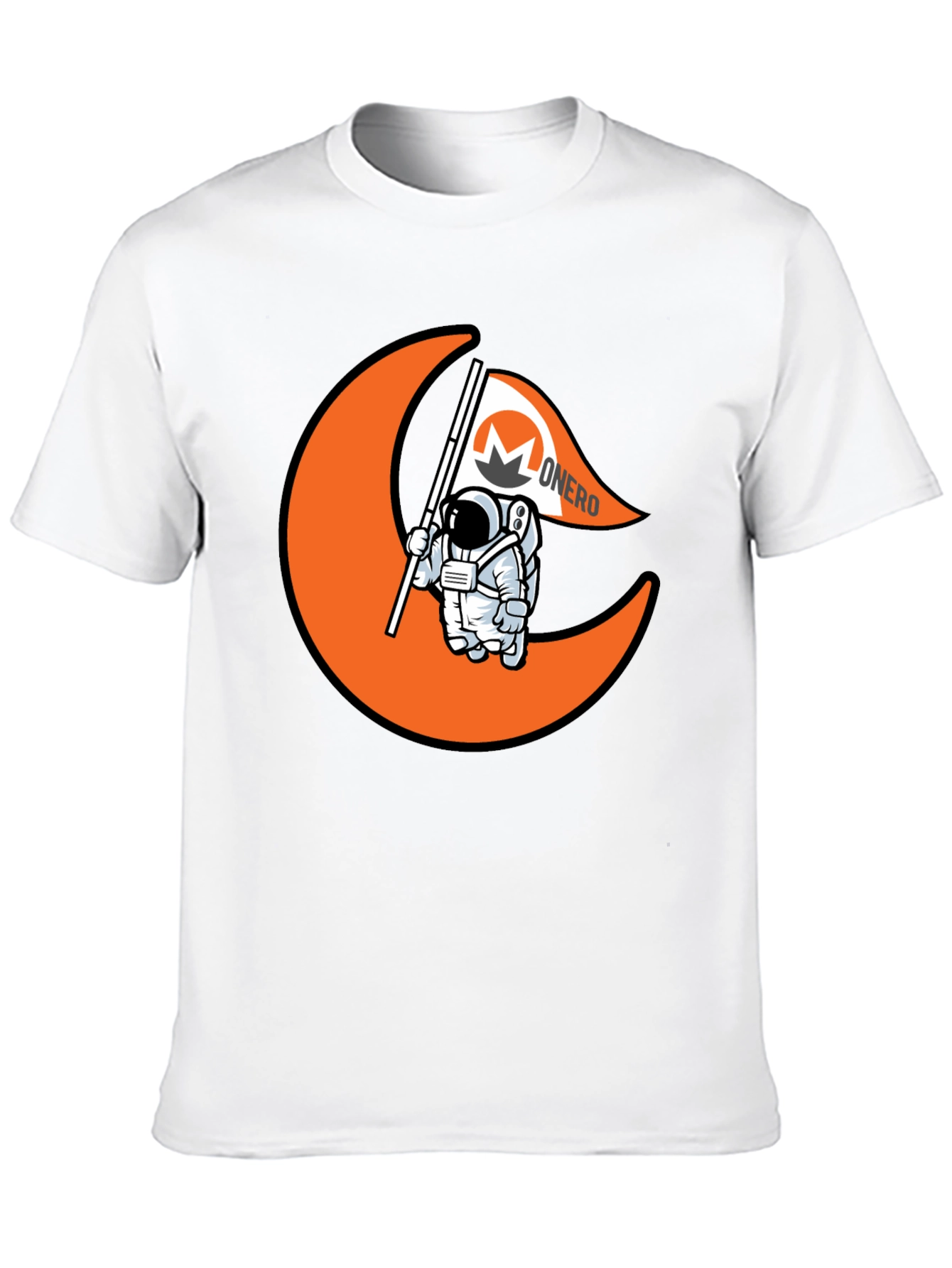 Monero Astronaut T-Shirt - Crypto Fashion