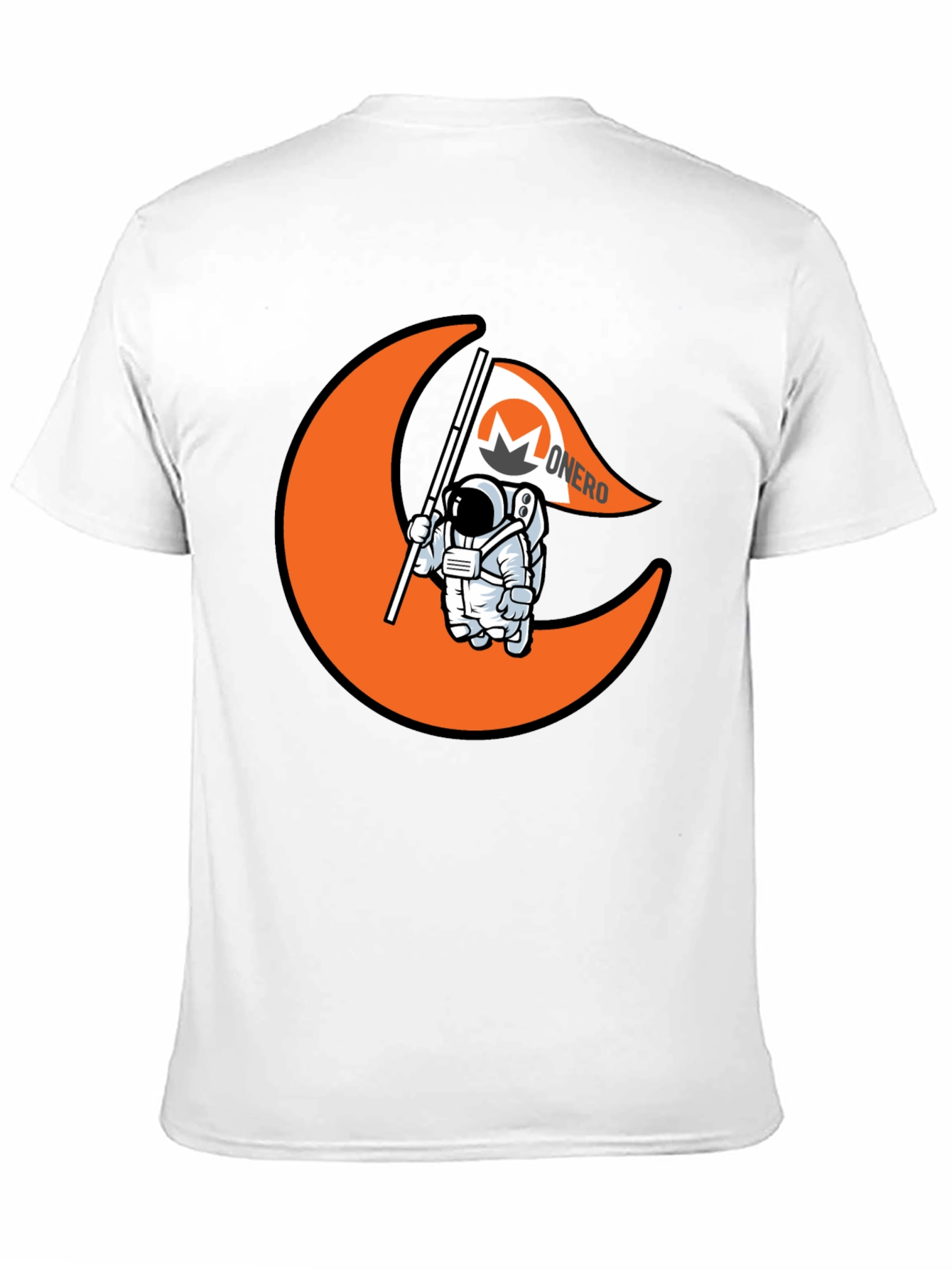 Monero Astronaut T-Shirt - Crypto Fashion