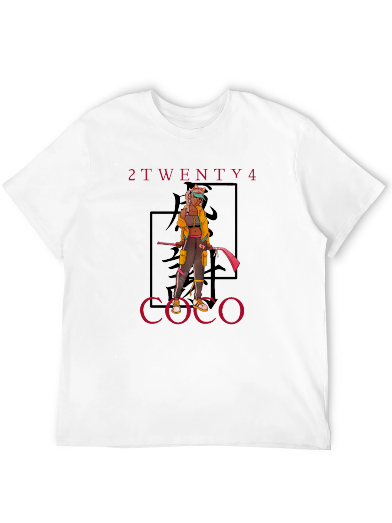 2Twenty4 Coco Anime Graphic Tee - Black