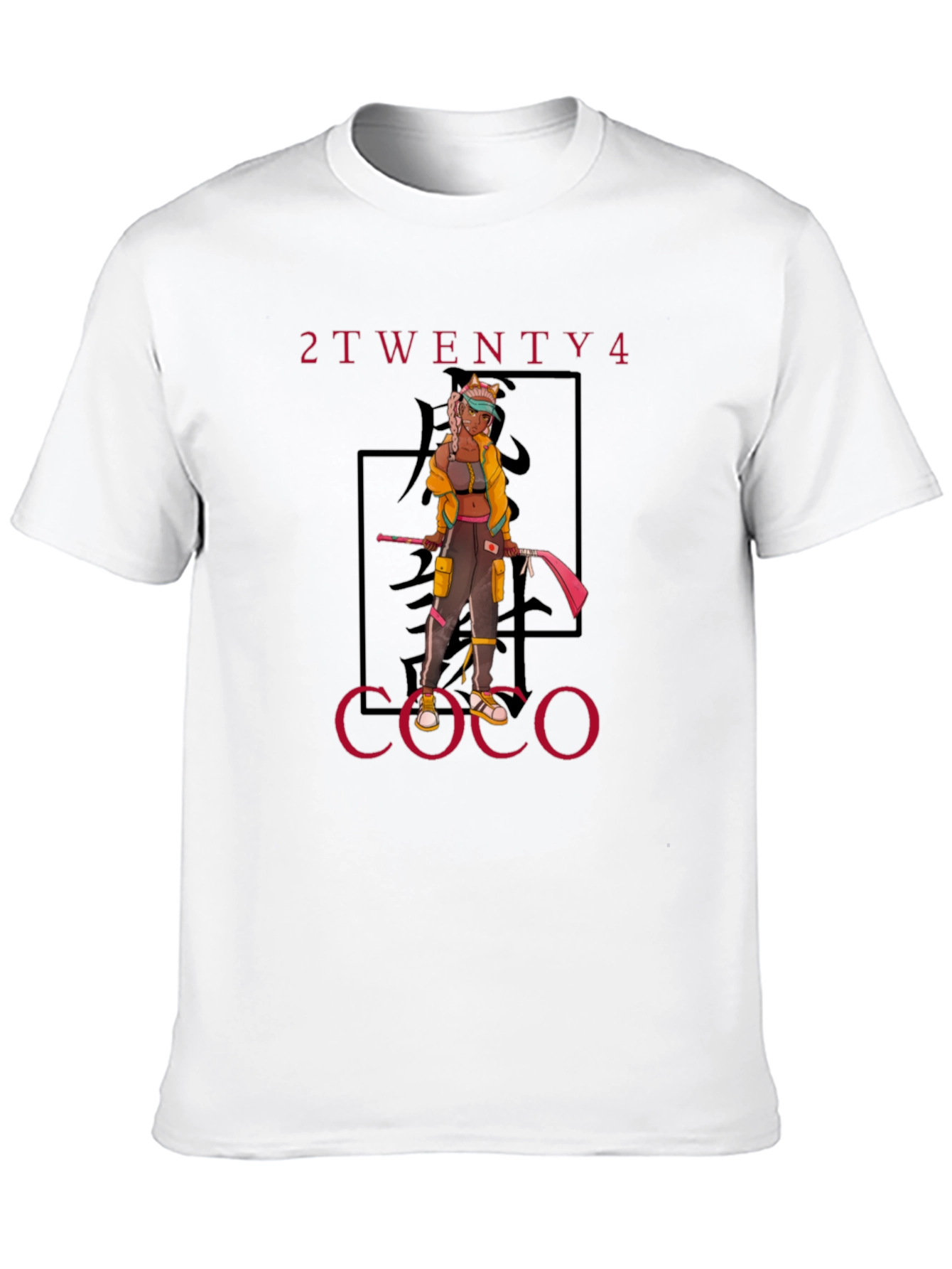 2Twenty4 Coco Anime Graphic Tee - Black