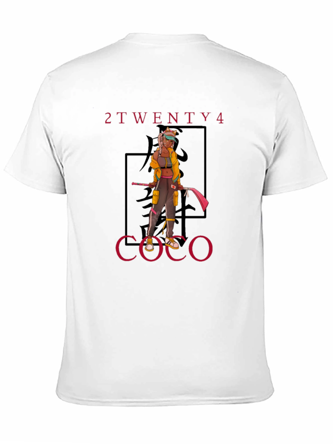 2Twenty4 Coco Anime Graphic Tee - Black