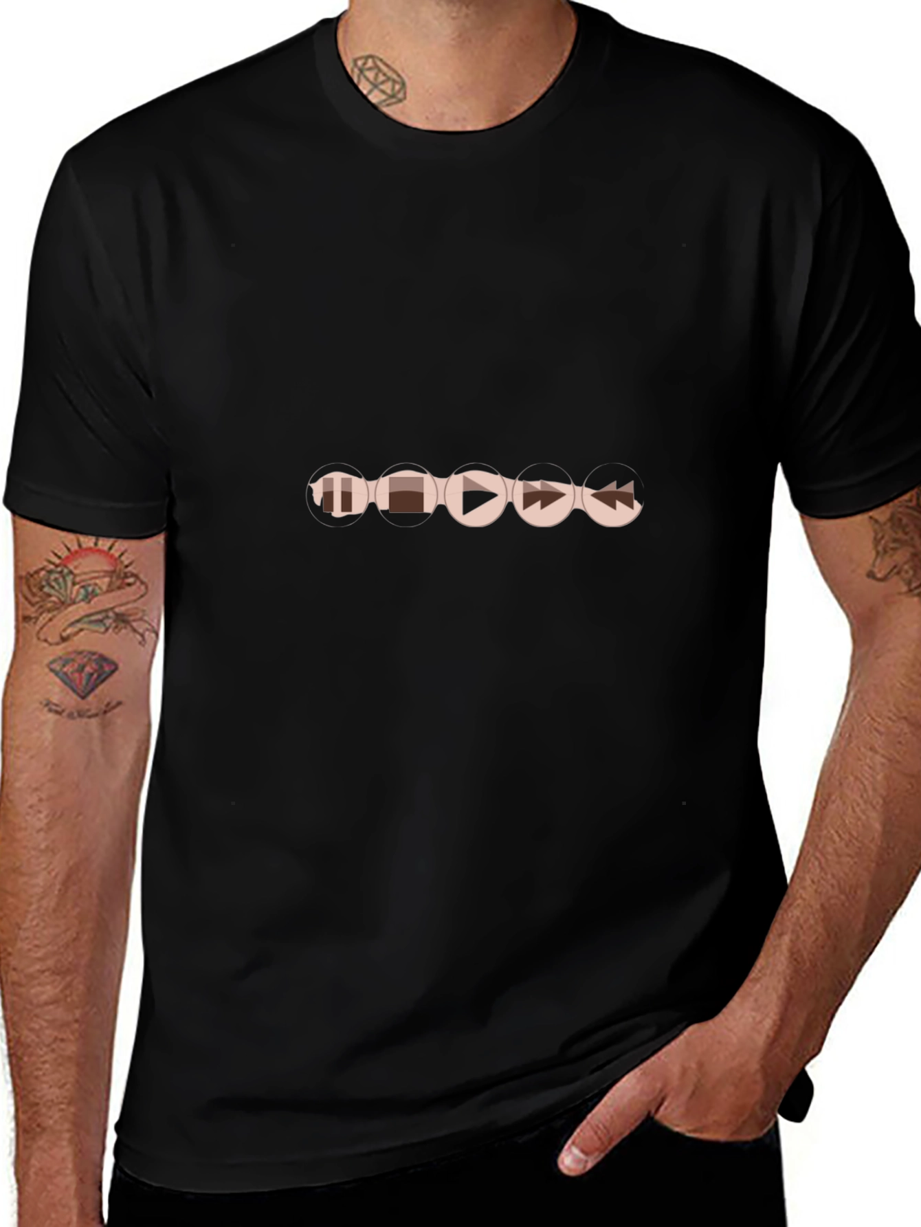 Retro Rewind Tee - Classic Playback Design