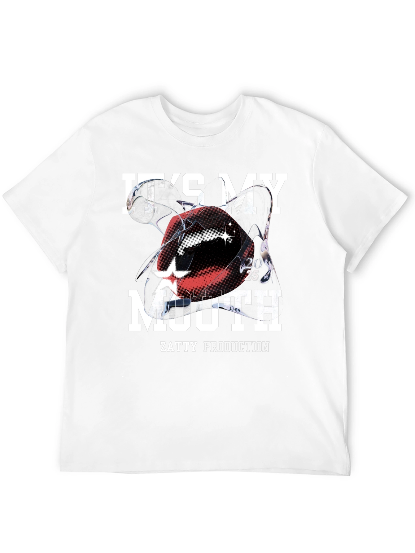 Its My Mouth Black Graphic Tee