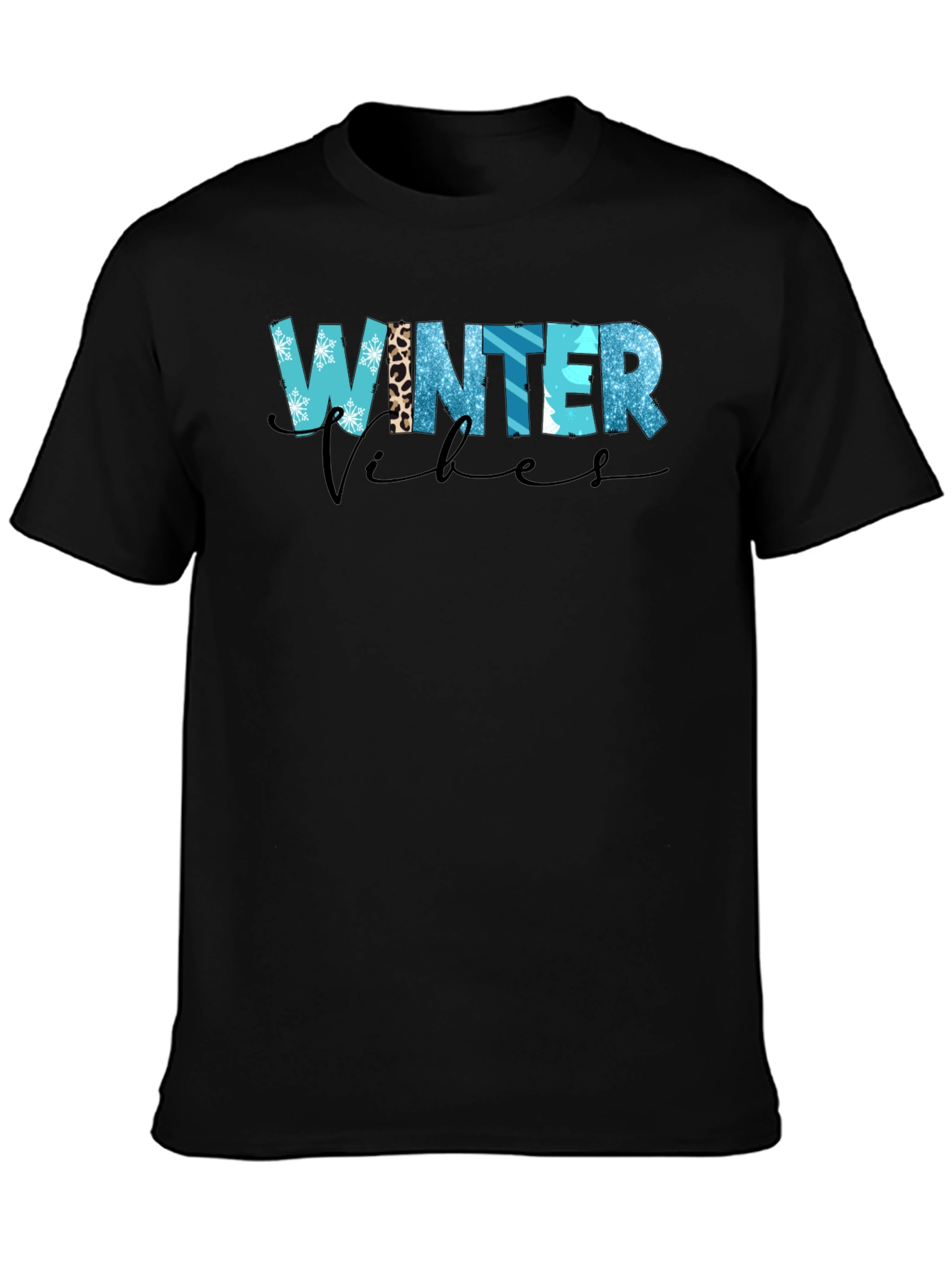 Winter Vibes Graphic Tee Shirt