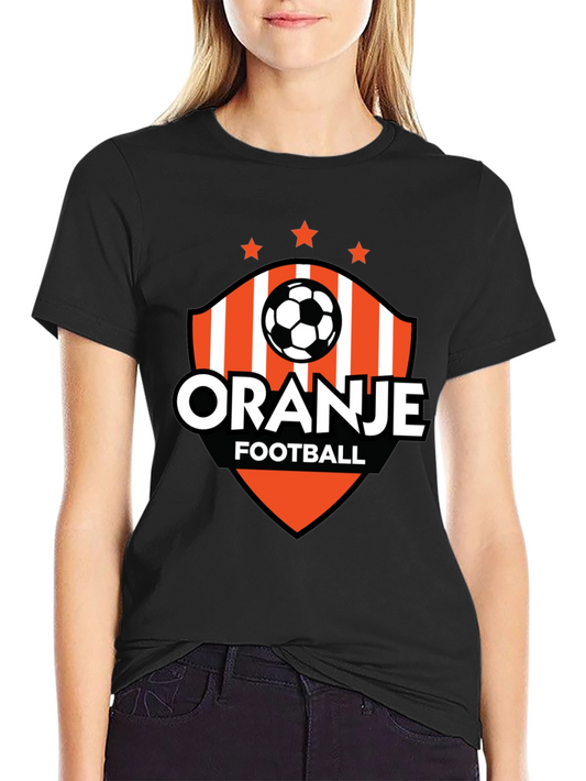 Oranje Football Black Graphic Tee
