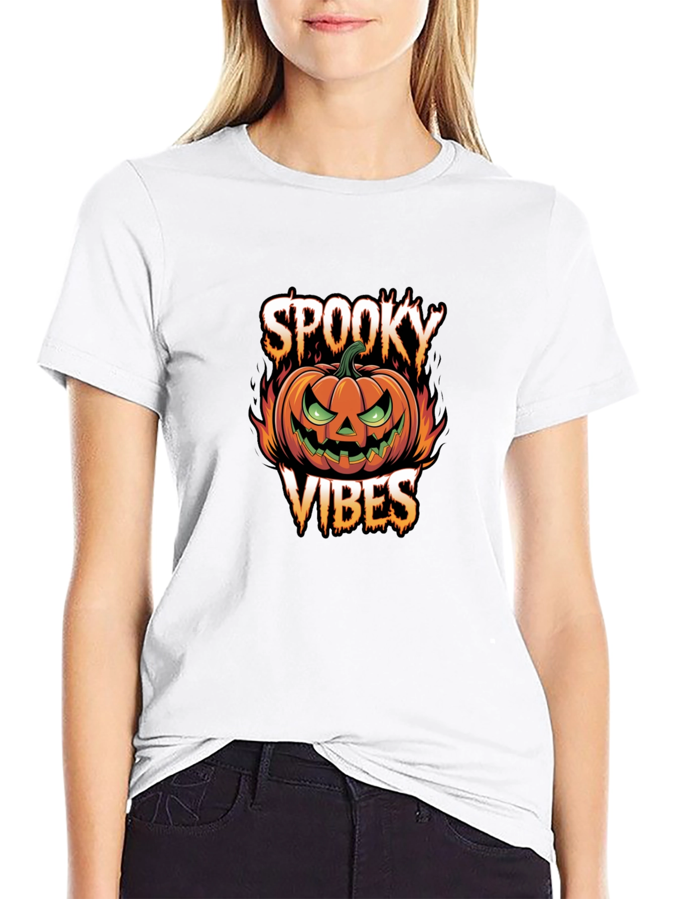 Spooky Vibes Halloween T-Shirt