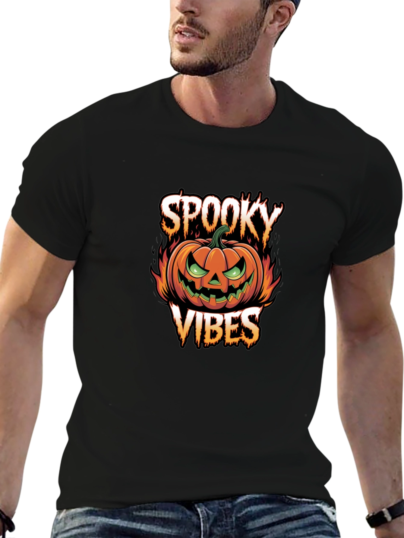 Spooky Vibes Halloween T-Shirt