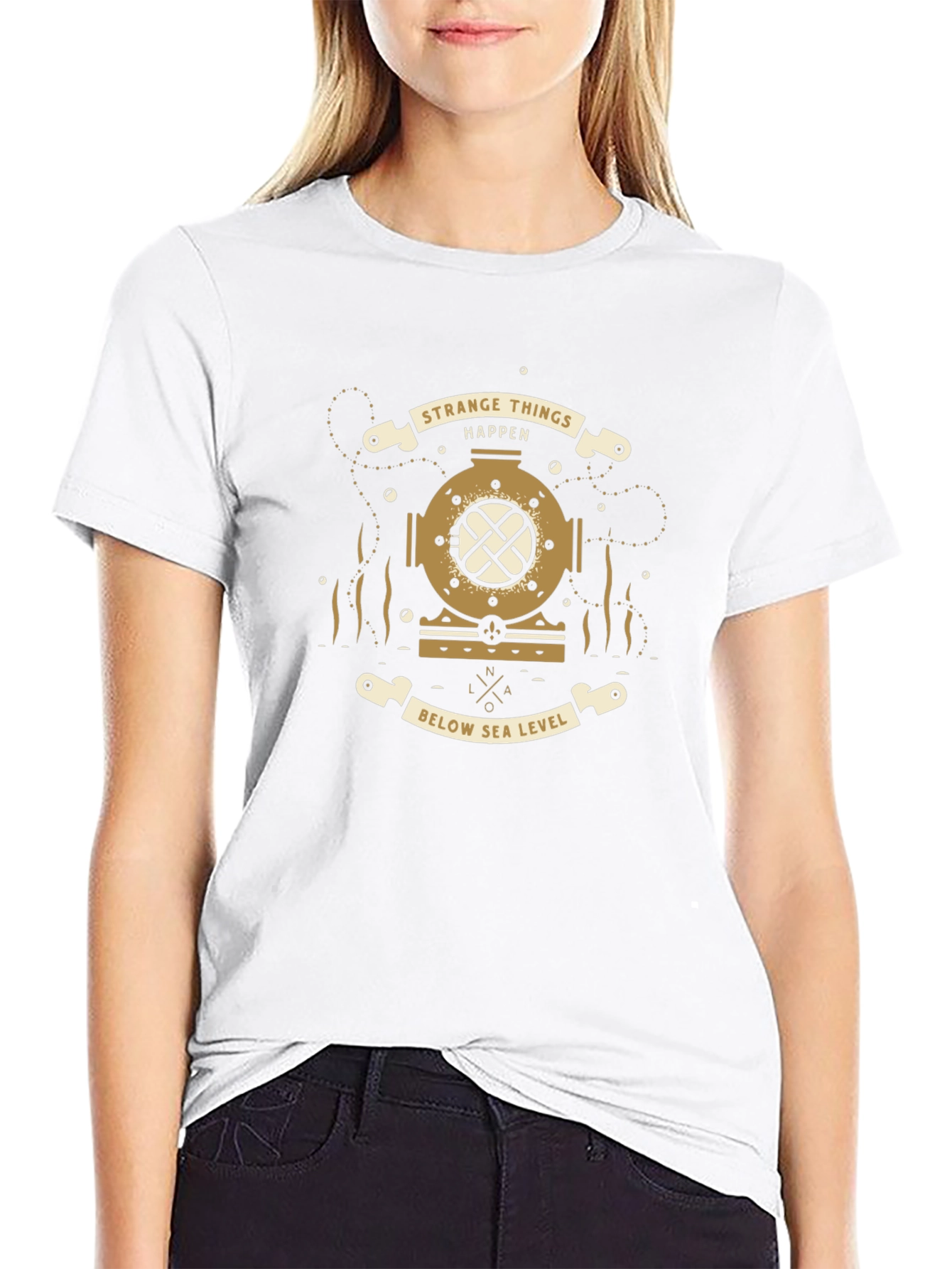 Strange Things Happen Below Sea Level T-Shirt