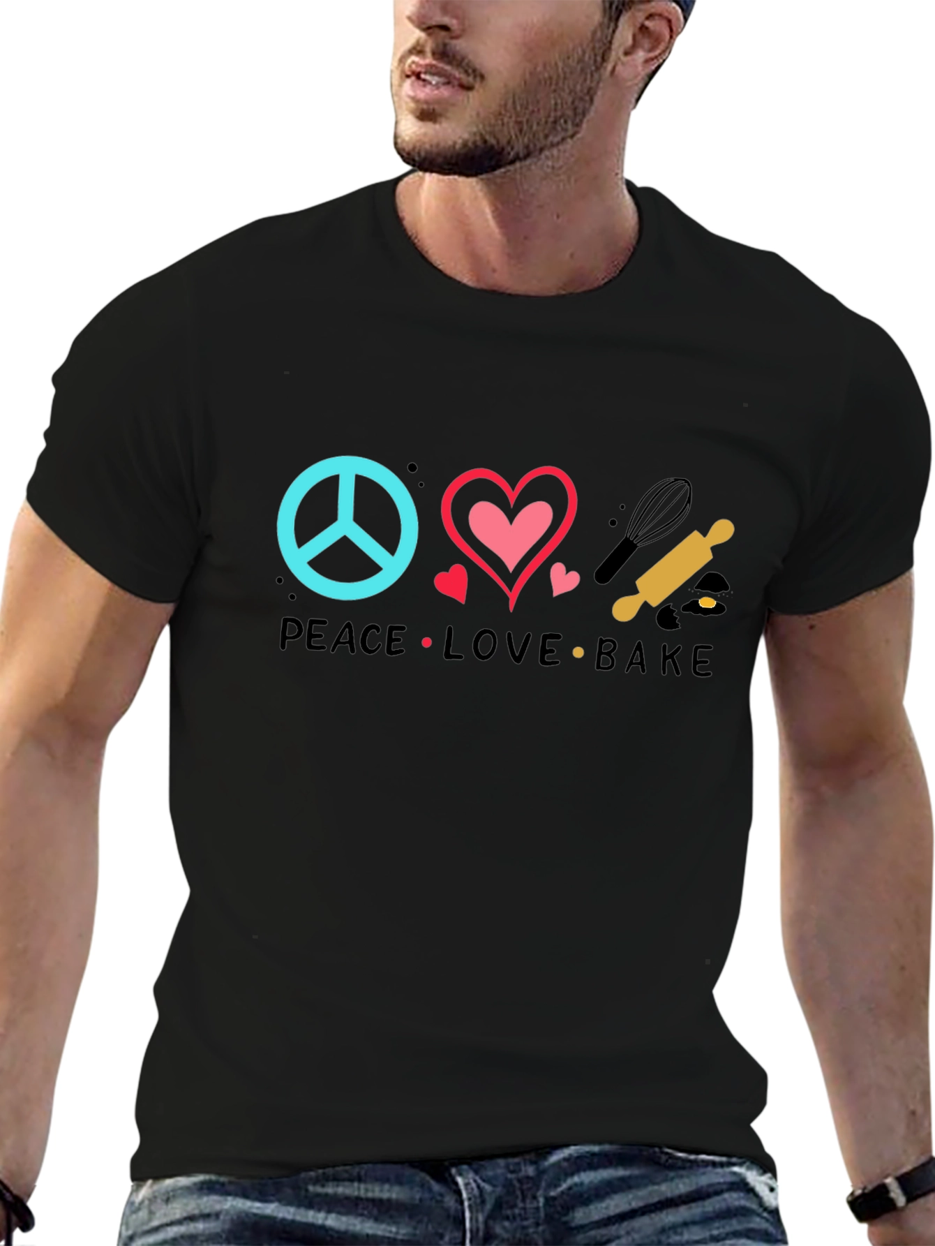 Peace Love Bake T-Shirt