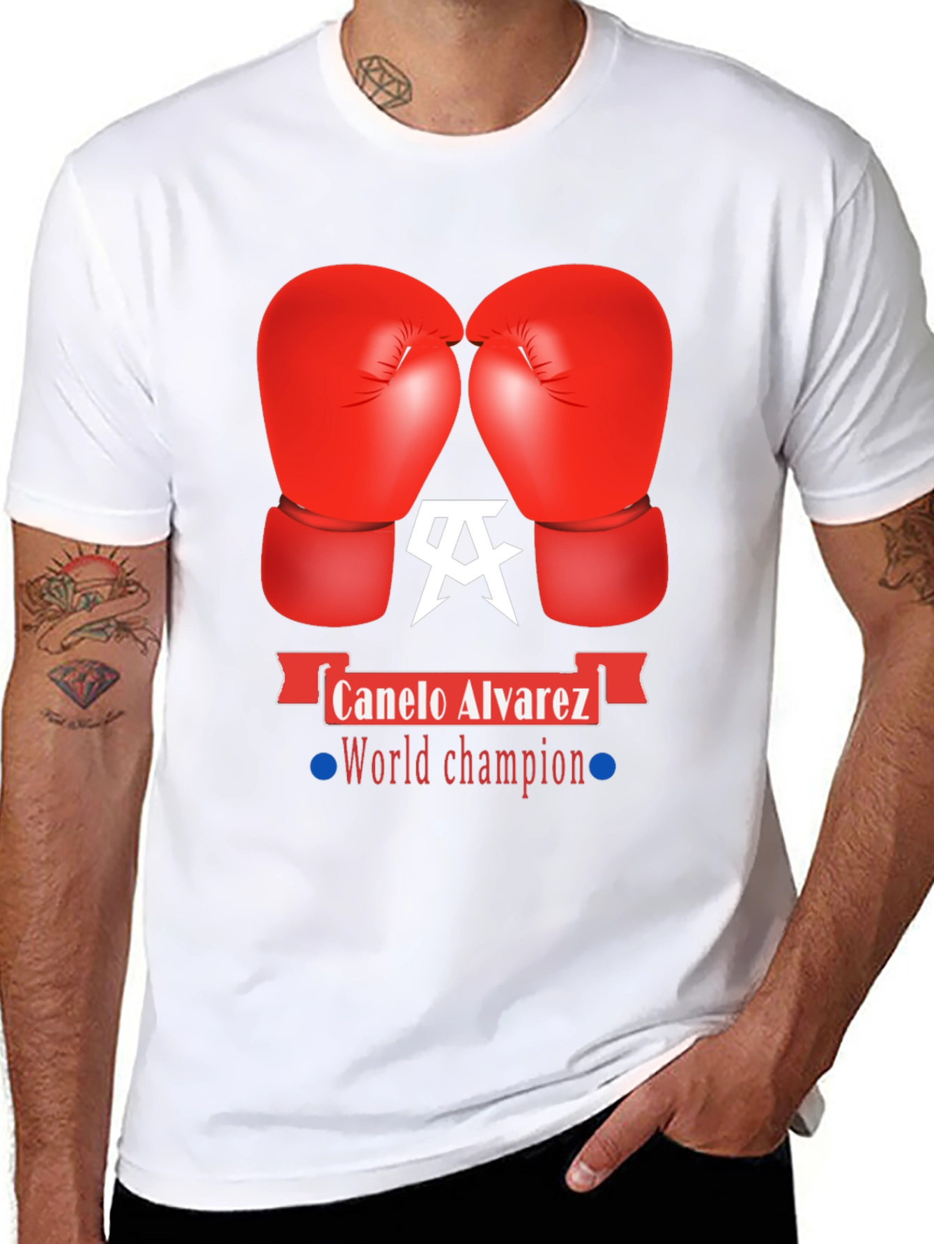 Canelo Alvarez World Champion Boxing Gloves T-Shirt