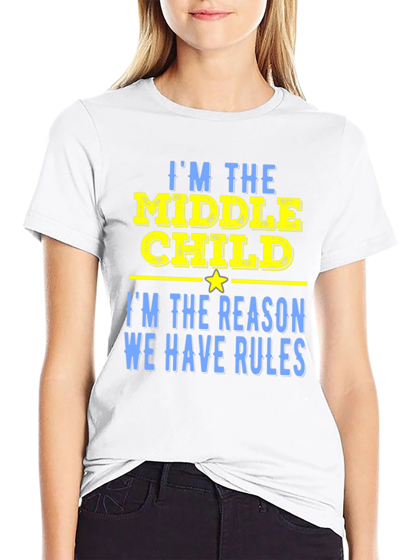 Middle Child Rules Graphic Tee