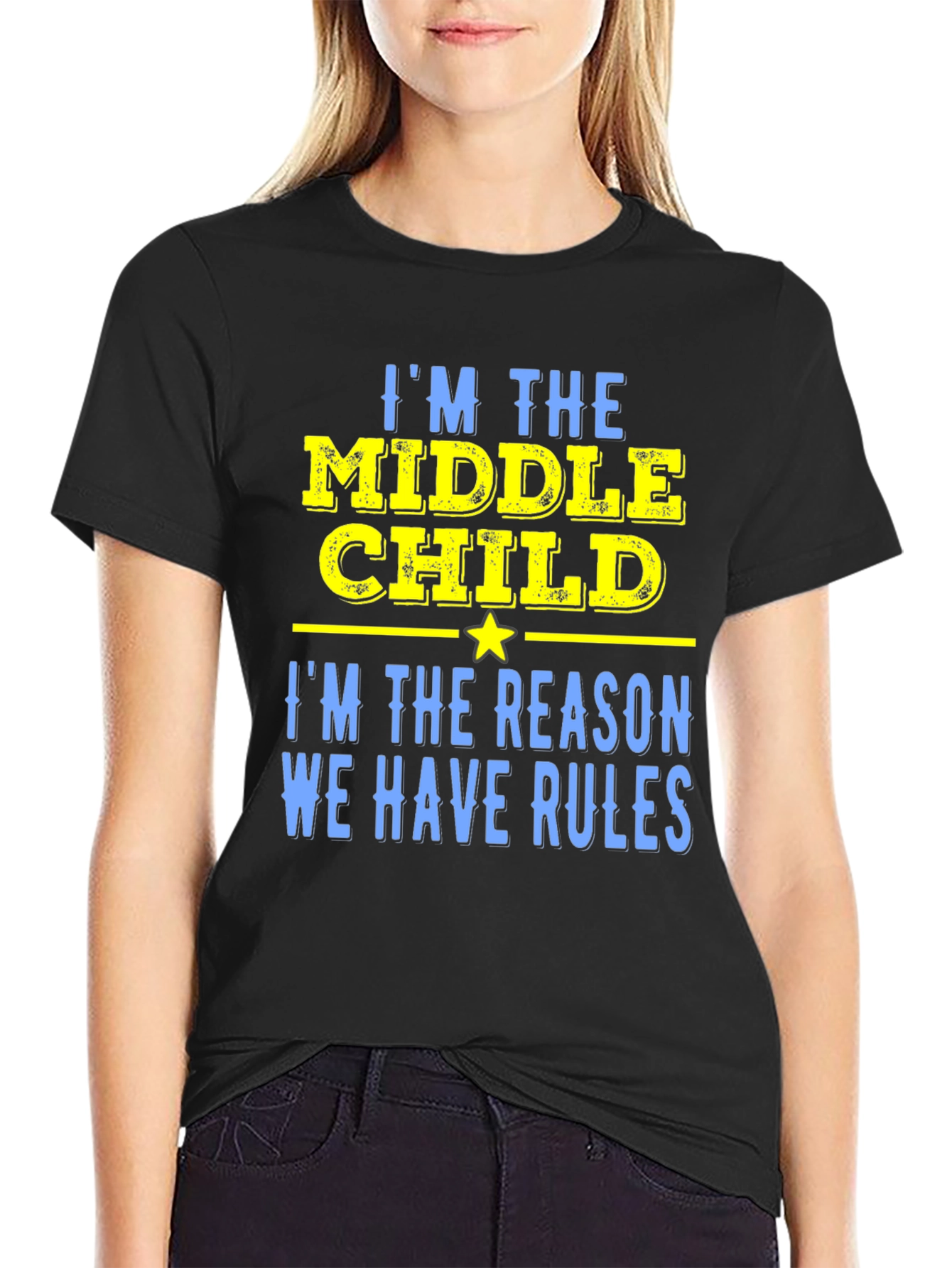 Middle Child Rules Graphic Tee