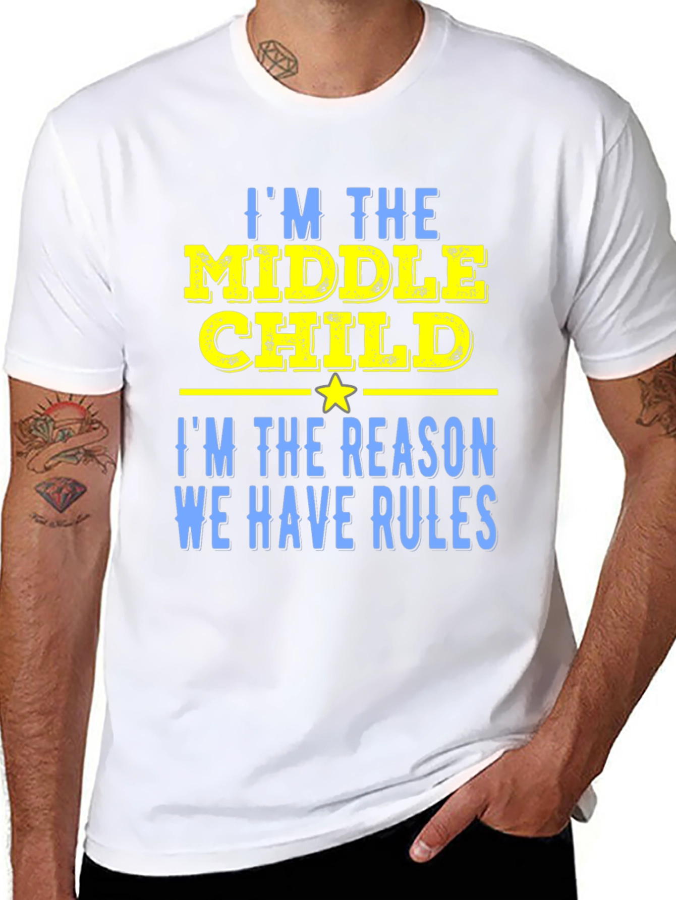 Middle Child Rules Graphic Tee
