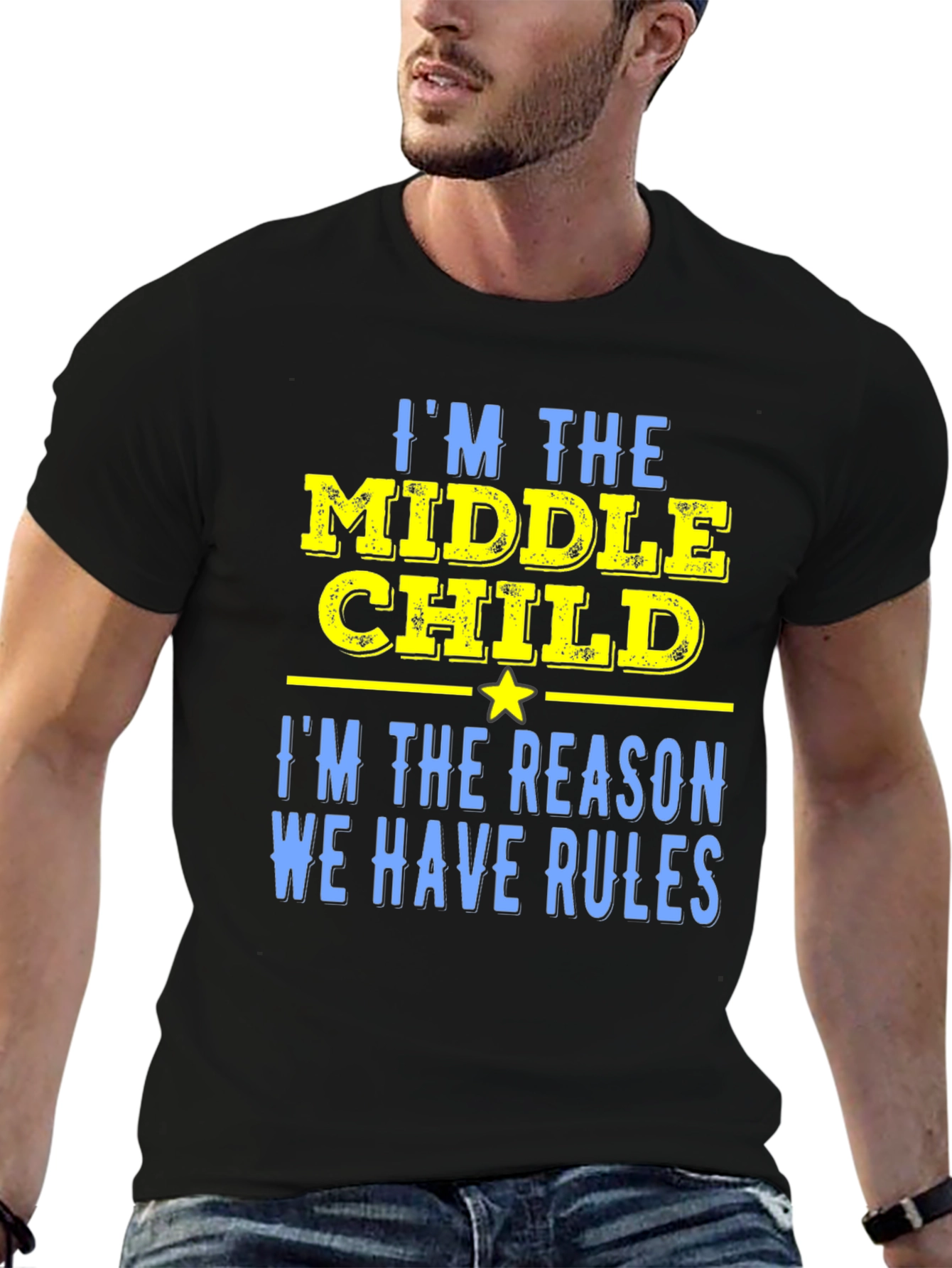 Middle Child Rules Graphic Tee