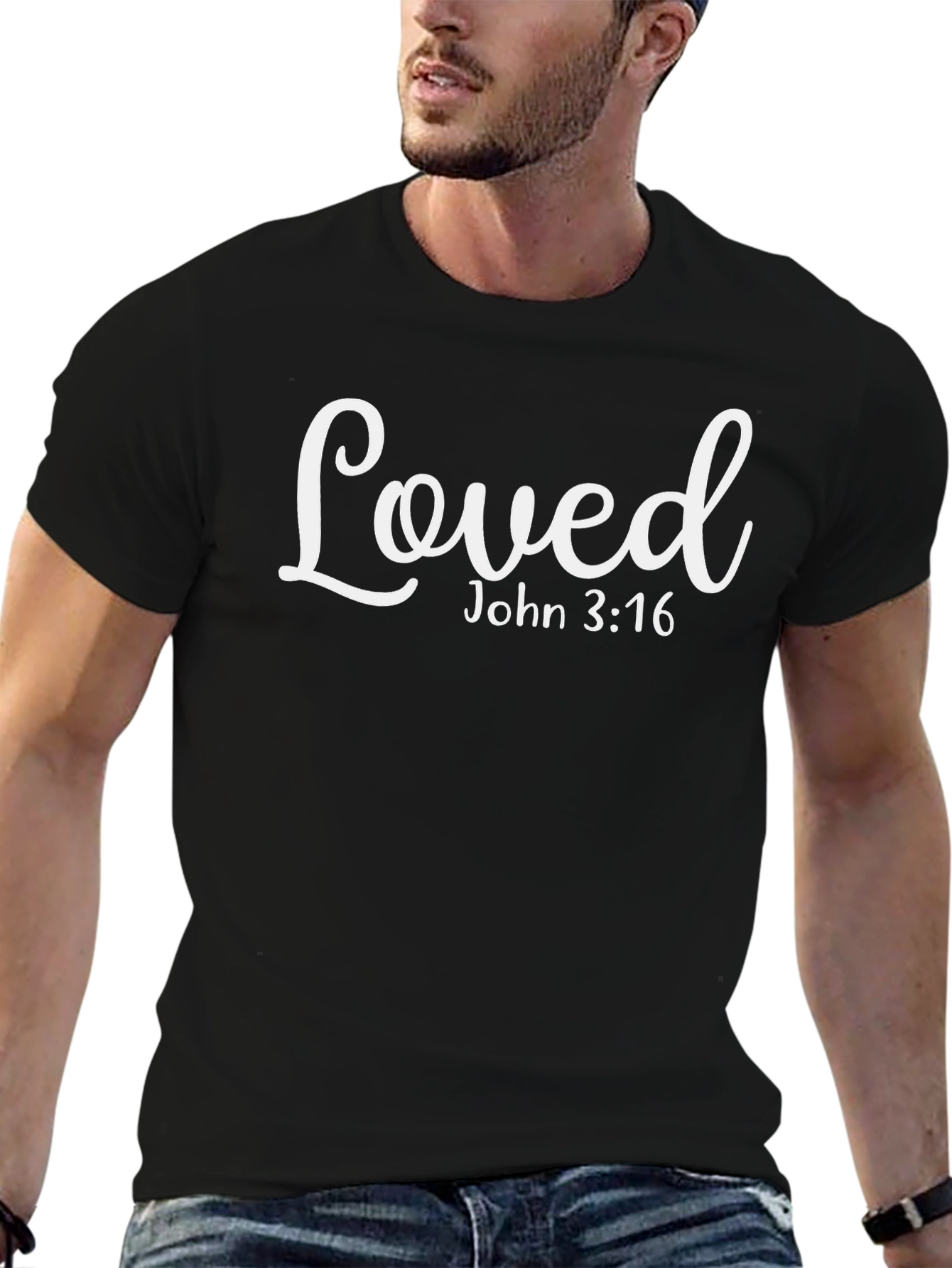 Loved John 3:16 Christian T-Shirt