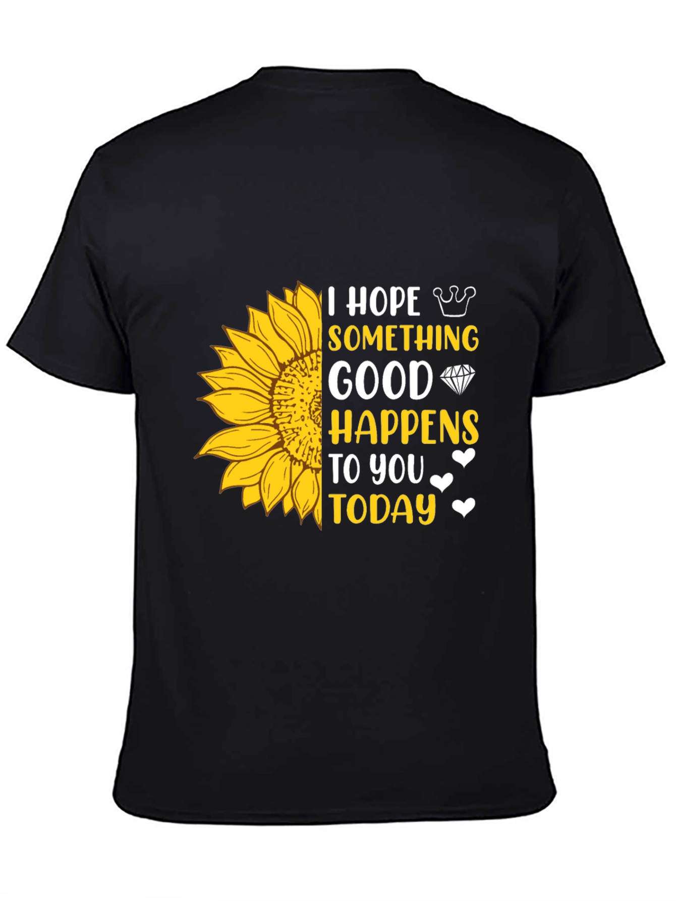 Sunflower Graphic T-Shirt - Hope Something Good Happens