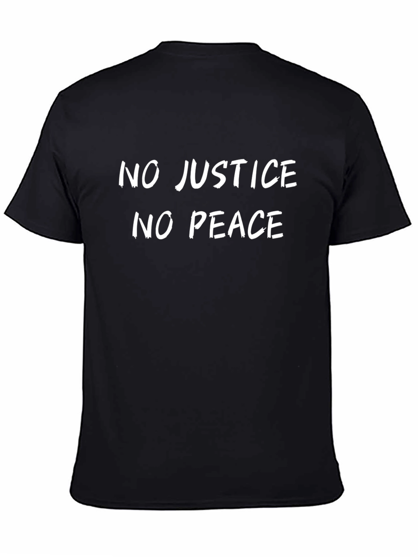 No Justice No Peace Graphic Tee - Black
