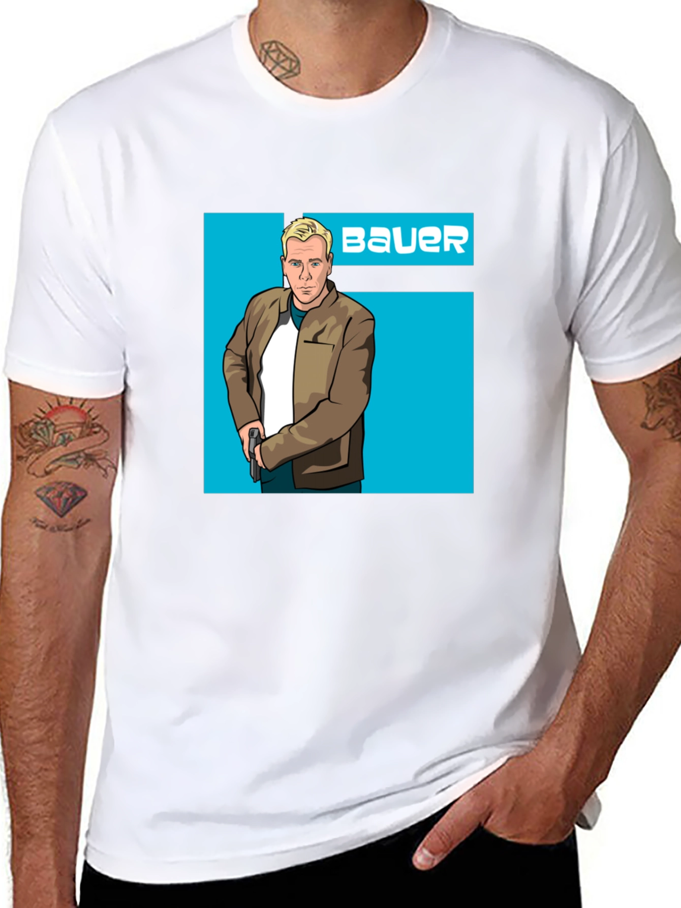 Bauer Graphic Tee - Mens Black T-Shirt