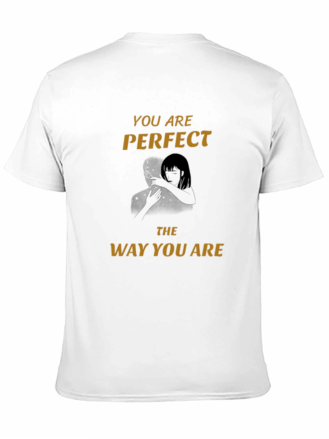 Perfect The Way You Are Black Graphic Tee