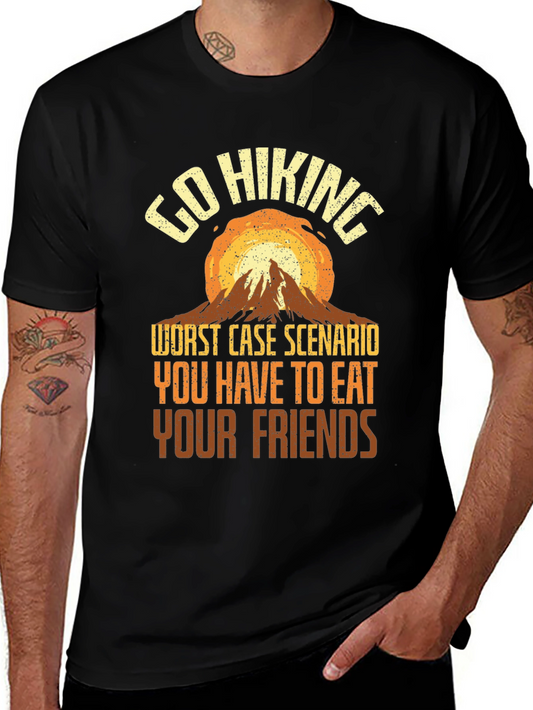 Go Hiking Eat Your Friends Graphic Tee