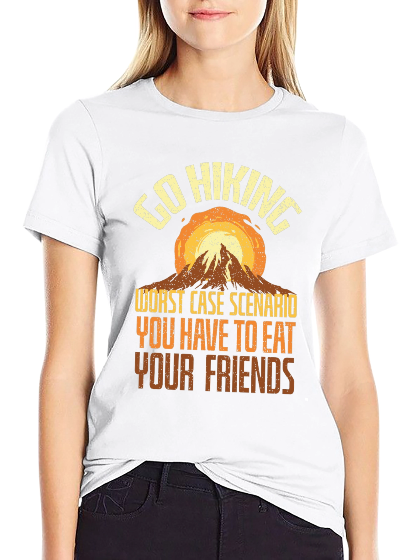Go Hiking Eat Your Friends Graphic Tee