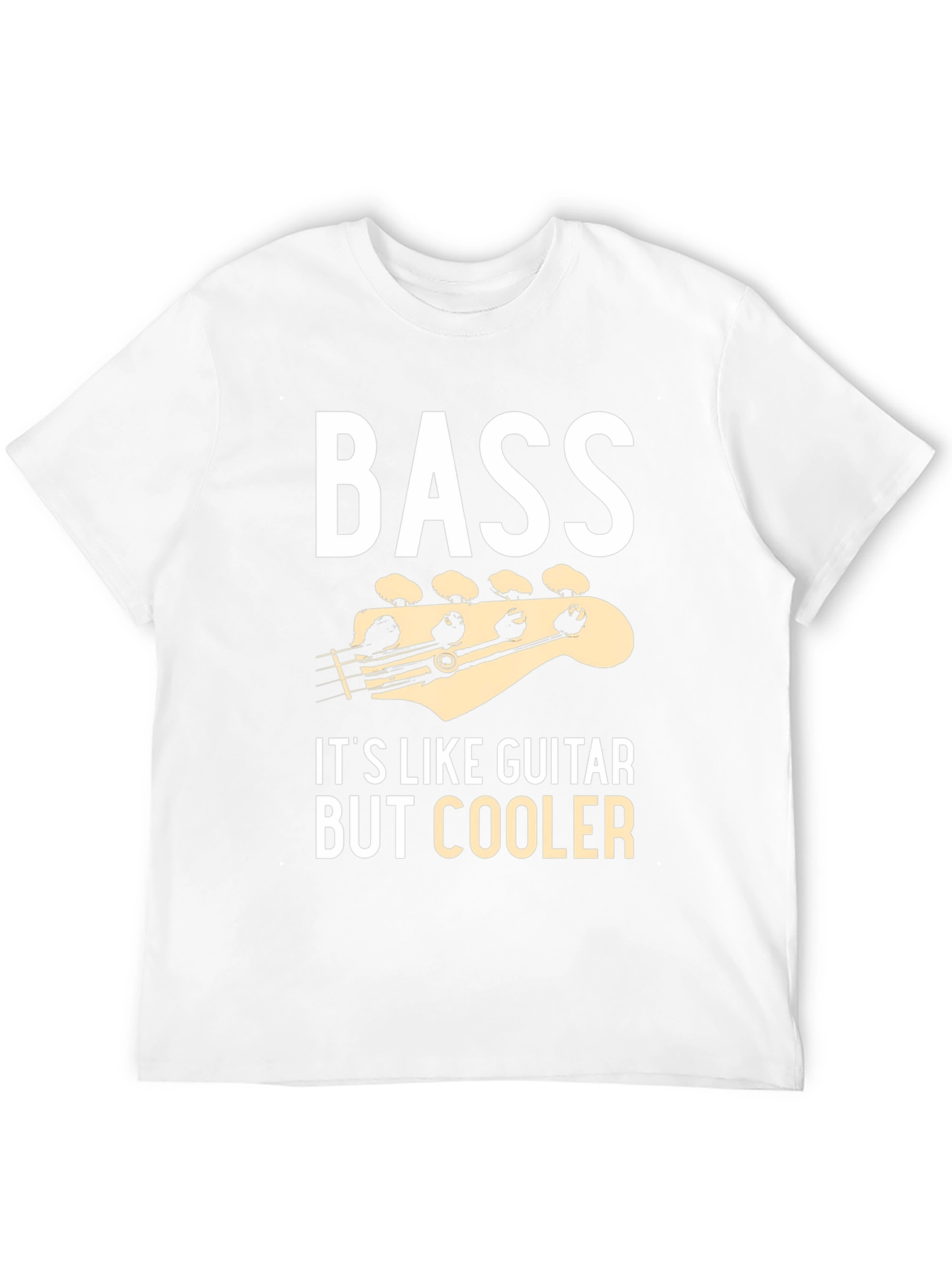 Bass is Cooler Black Graphic Tee Shirt