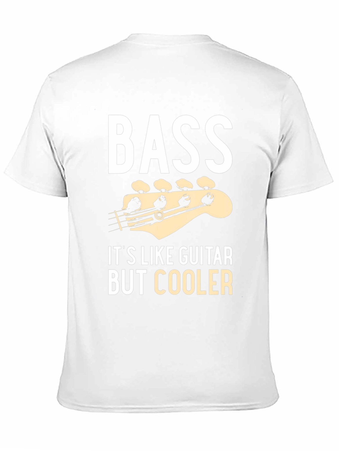 Bass is Cooler Black Graphic Tee Shirt