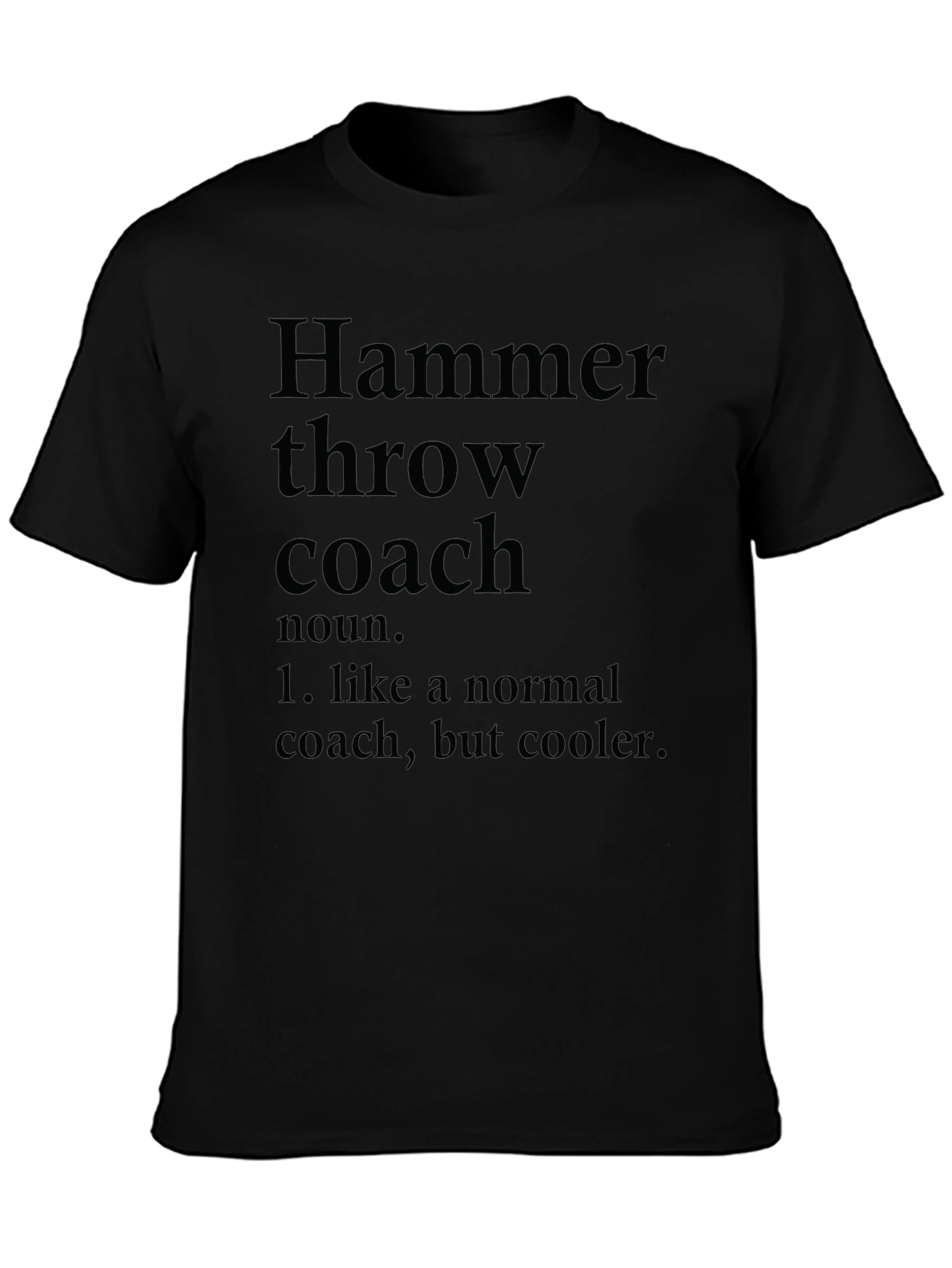 Hammer Throw Coach Definition Graphic T-Shirt