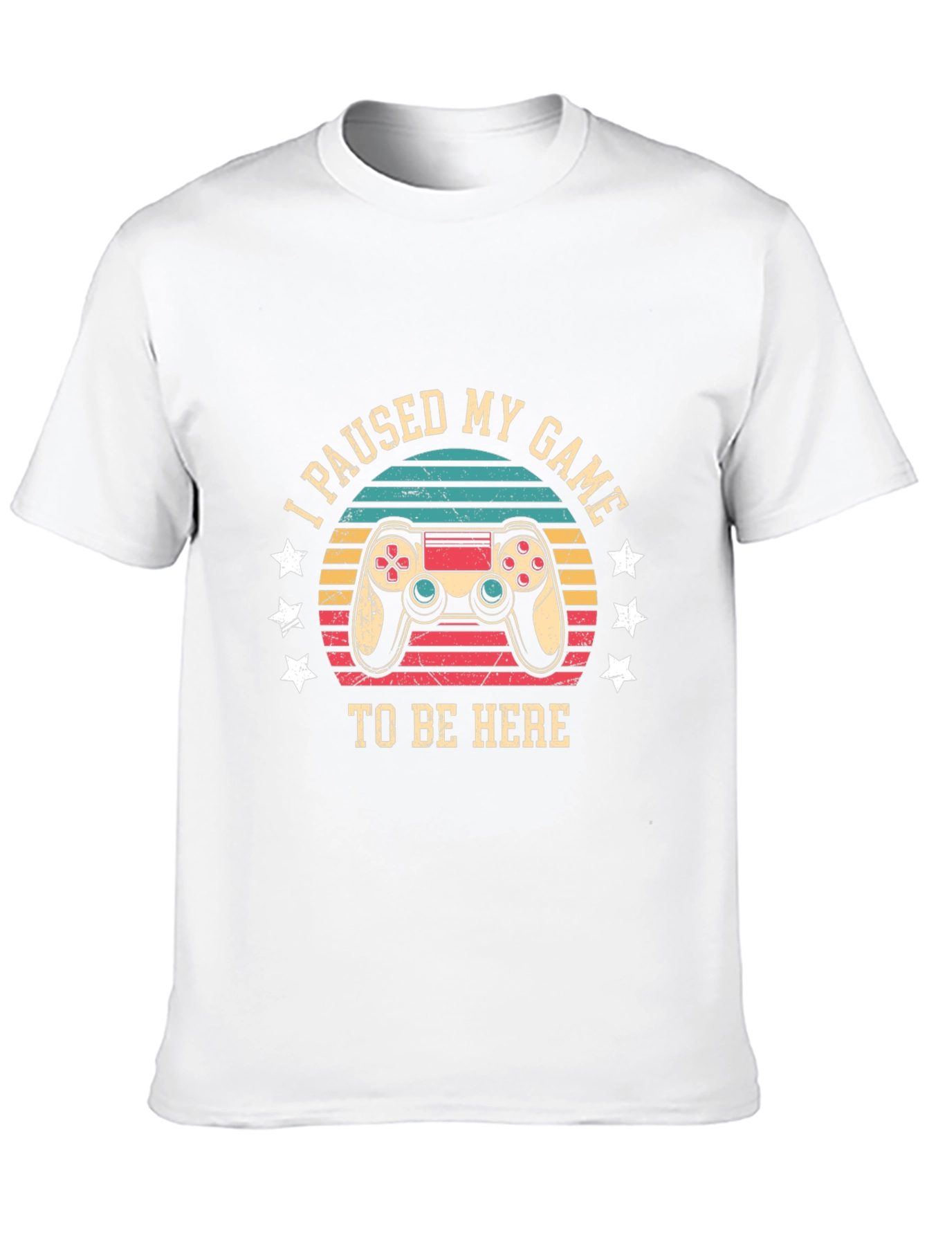 I Paused My Game T-Shirt Retro Gamer Tee