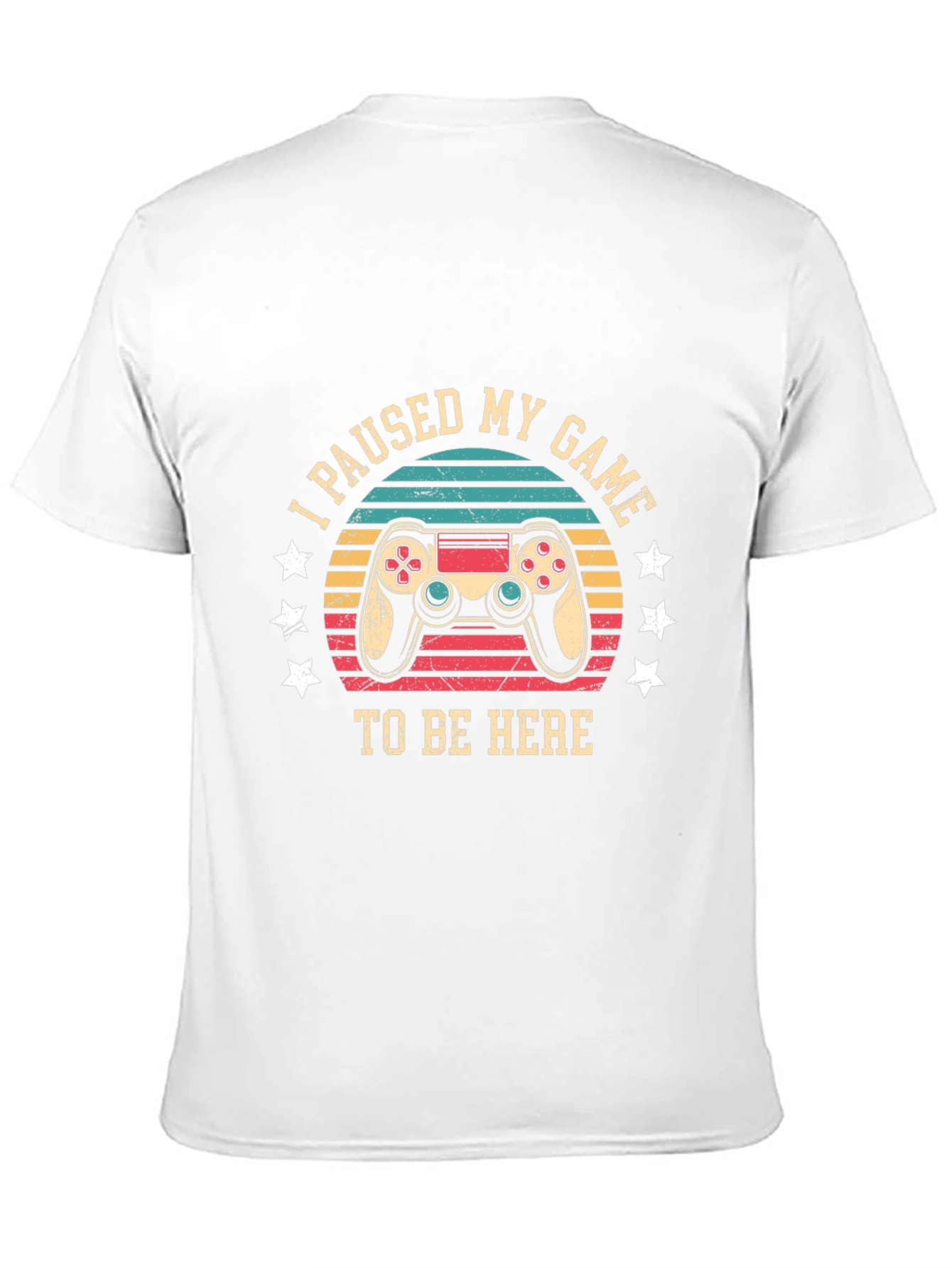 I Paused My Game T-Shirt Retro Gamer Tee