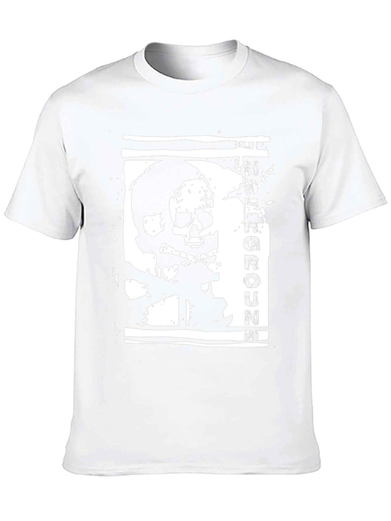Underground Skull Graphic Black T-Shirt