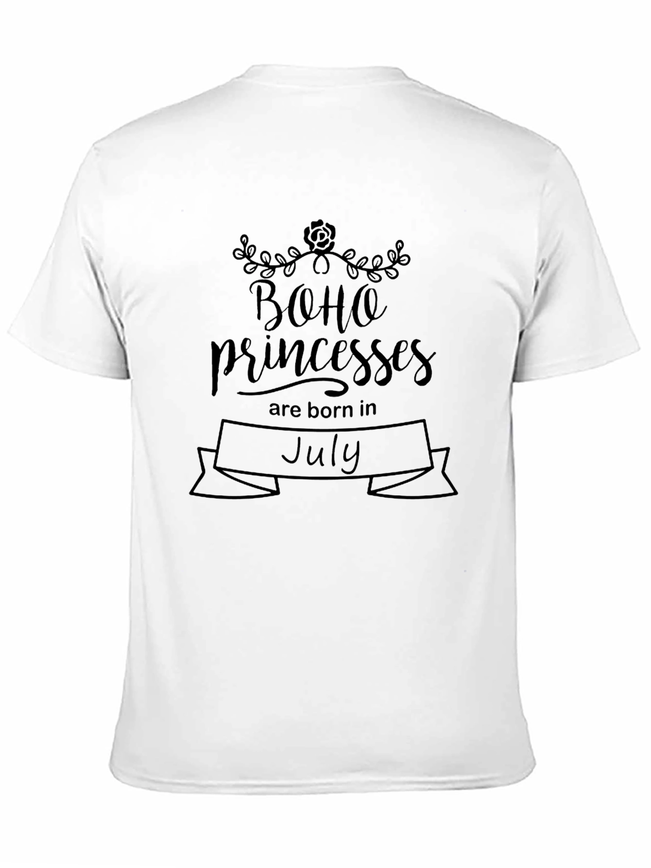 Boho Princesses July Birthday T-Shirt