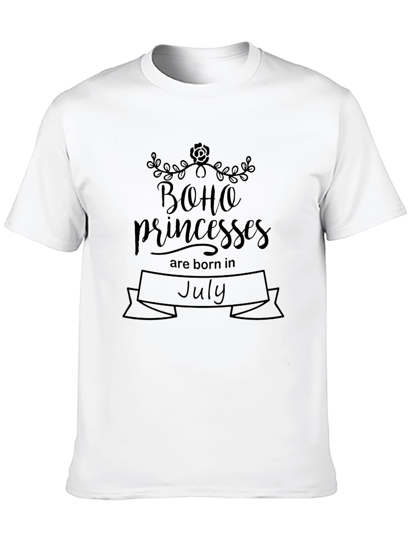Boho Princesses July Birthday T-Shirt