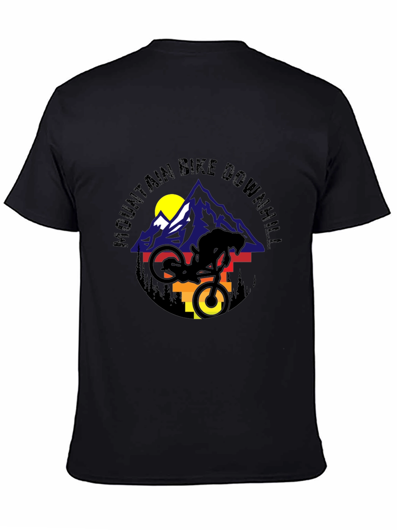 Mountain Bike Downhill Graphic Tee