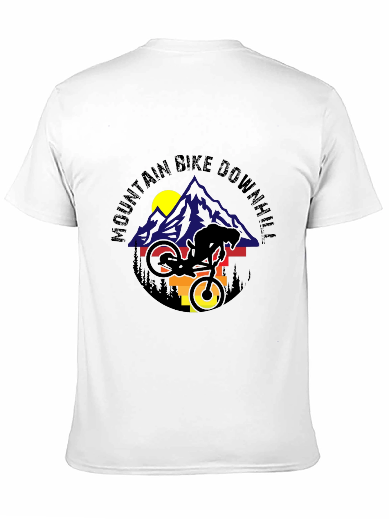 Mountain Bike Downhill Graphic Tee