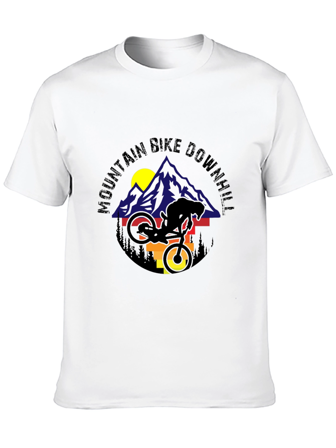 Mountain Bike Downhill Graphic Tee