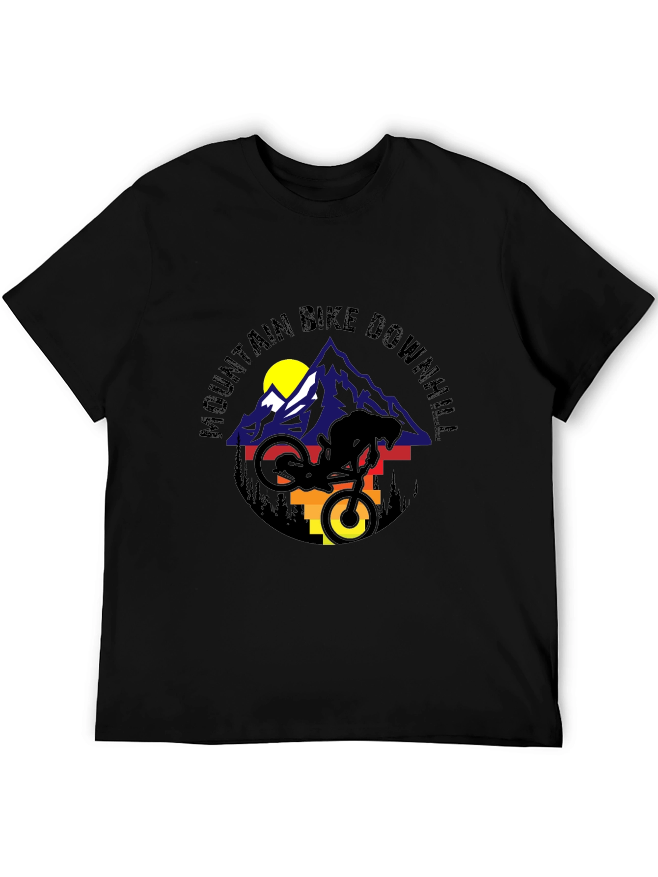 Mountain Bike Downhill Graphic Tee