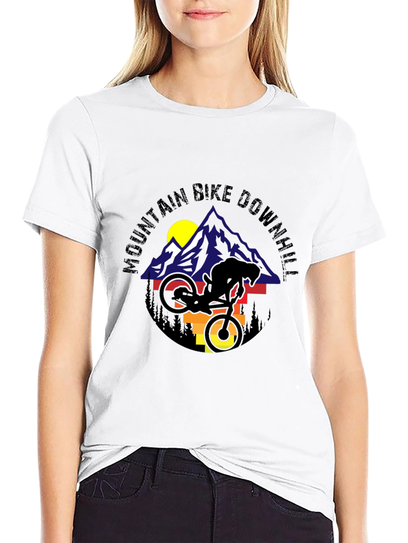 Mountain Bike Downhill Graphic Tee