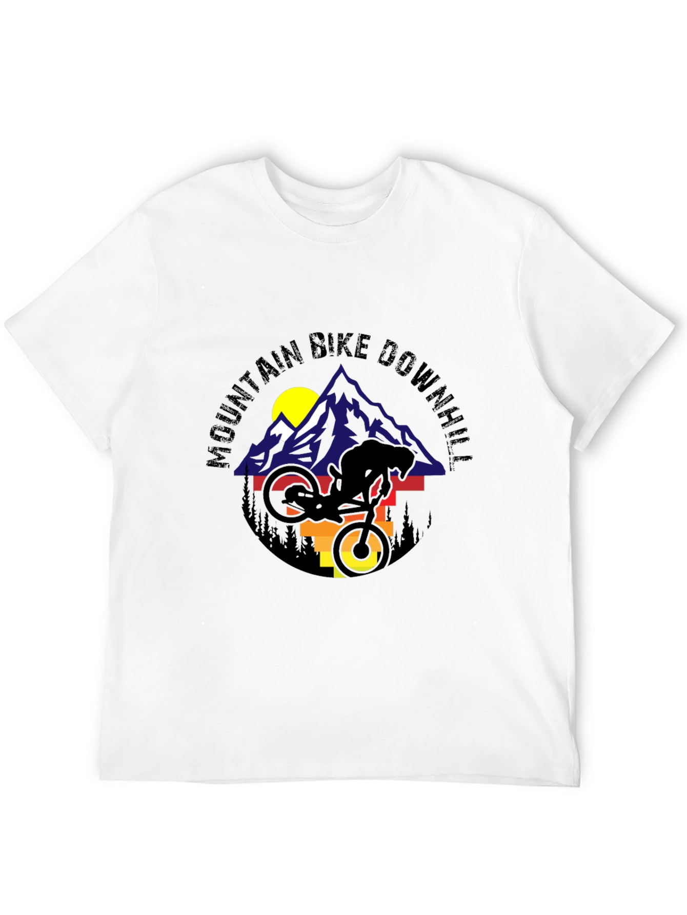 Mountain Bike Downhill Graphic Tee