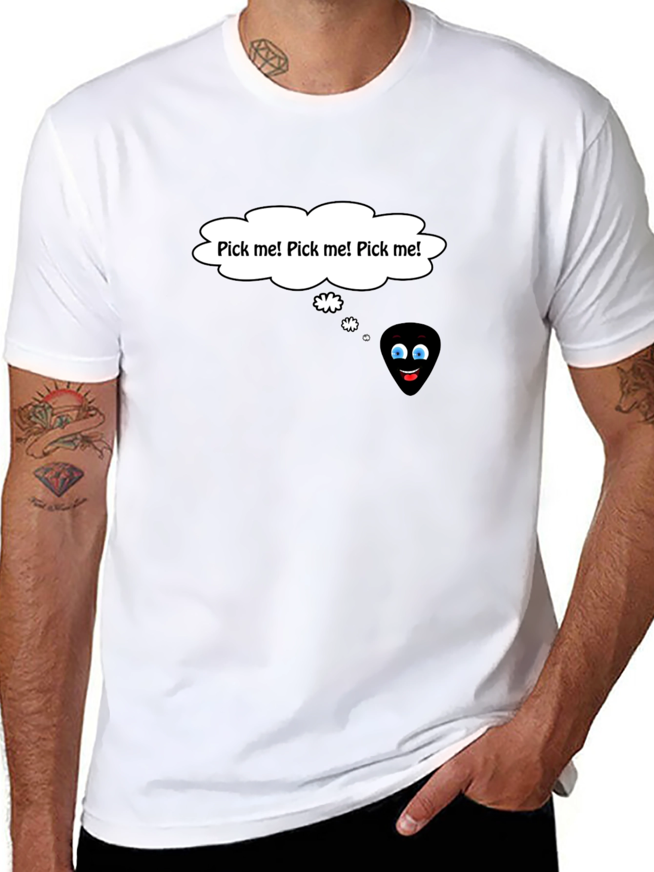 Pick Me Guitar Pick Graphic T-Shirt