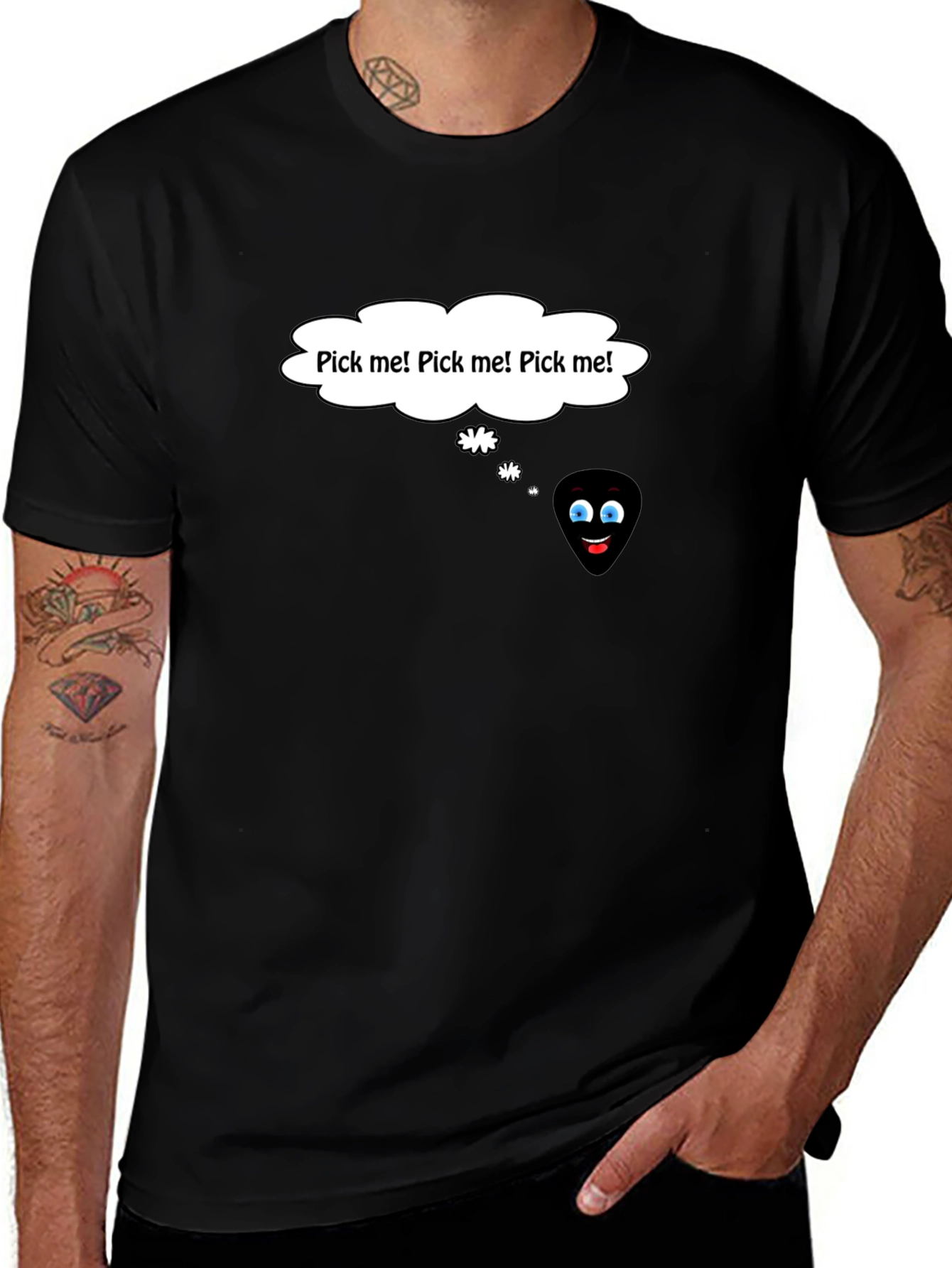 Pick Me Guitar Pick Graphic T-Shirt