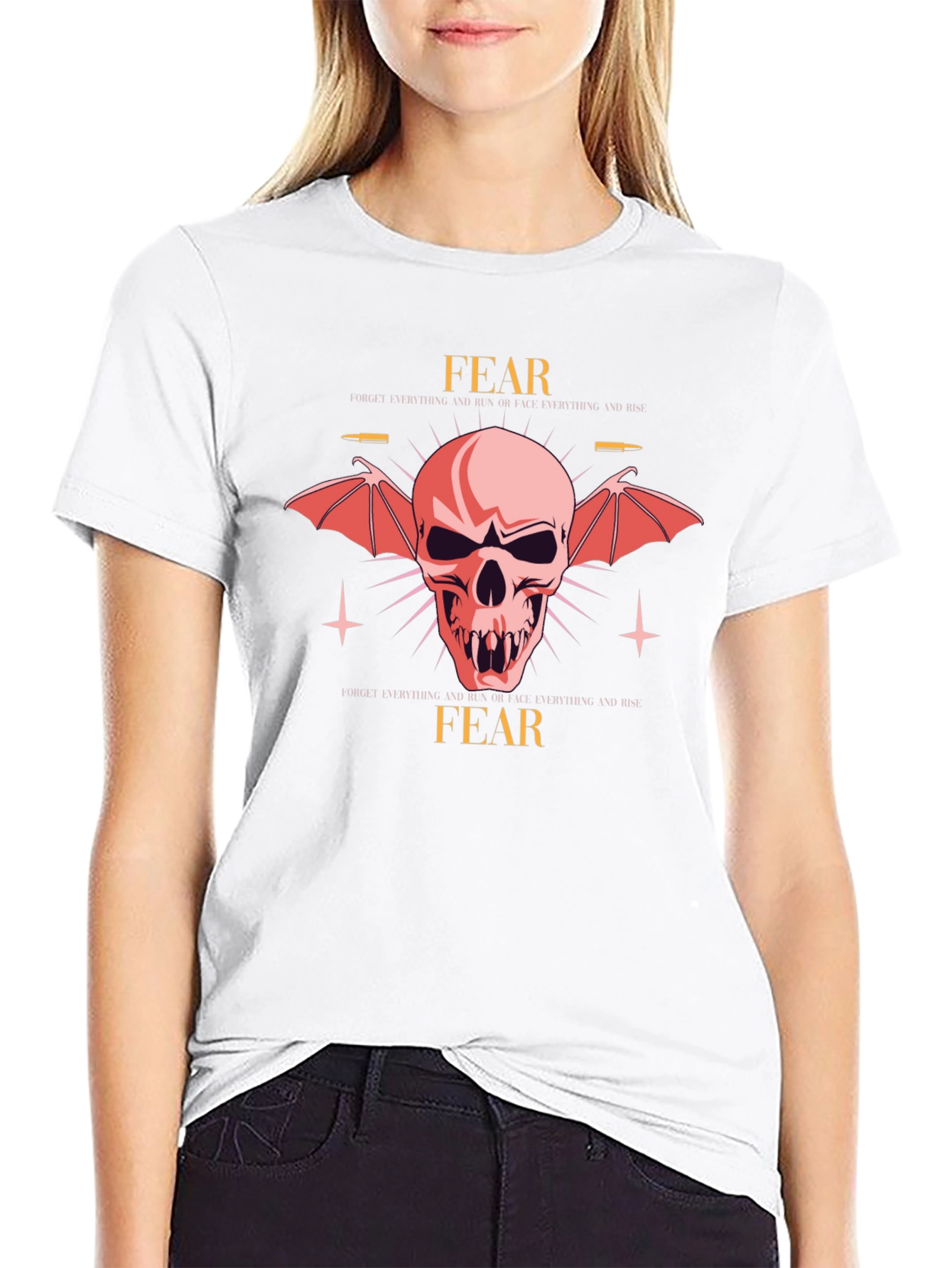 Fear Graphic Print T-Shirt