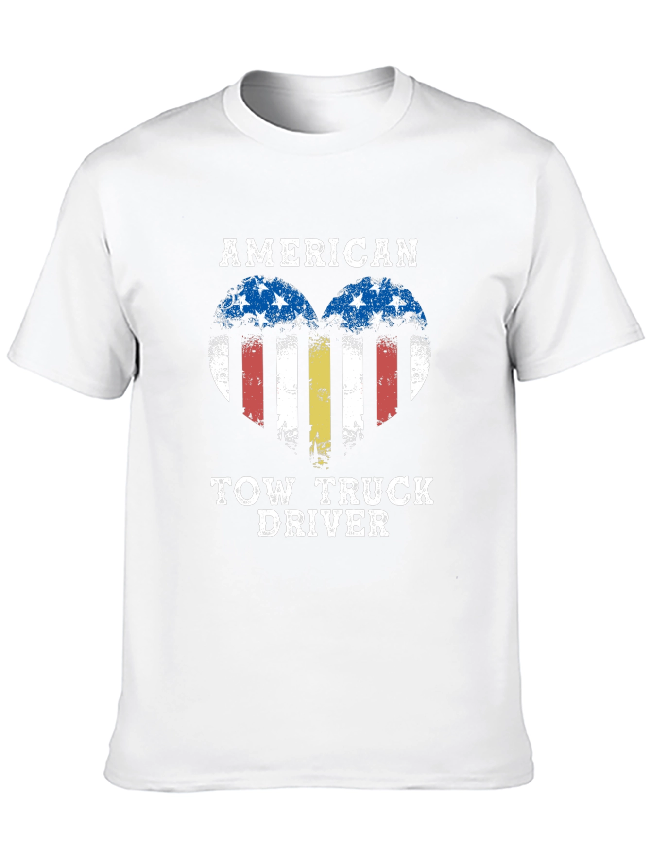 American Tow Truck Driver Graphic T-Shirt